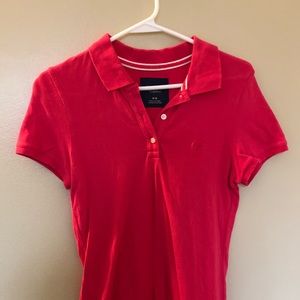 Pink American Eagle Polo
